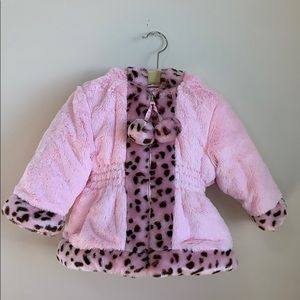 Girls pink coat